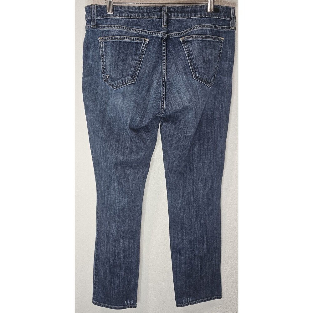 Kut From The Kloth Catherine Boyfriend Jeans Women's Size 10 Distressed Med Wash - Picture 2 of 12